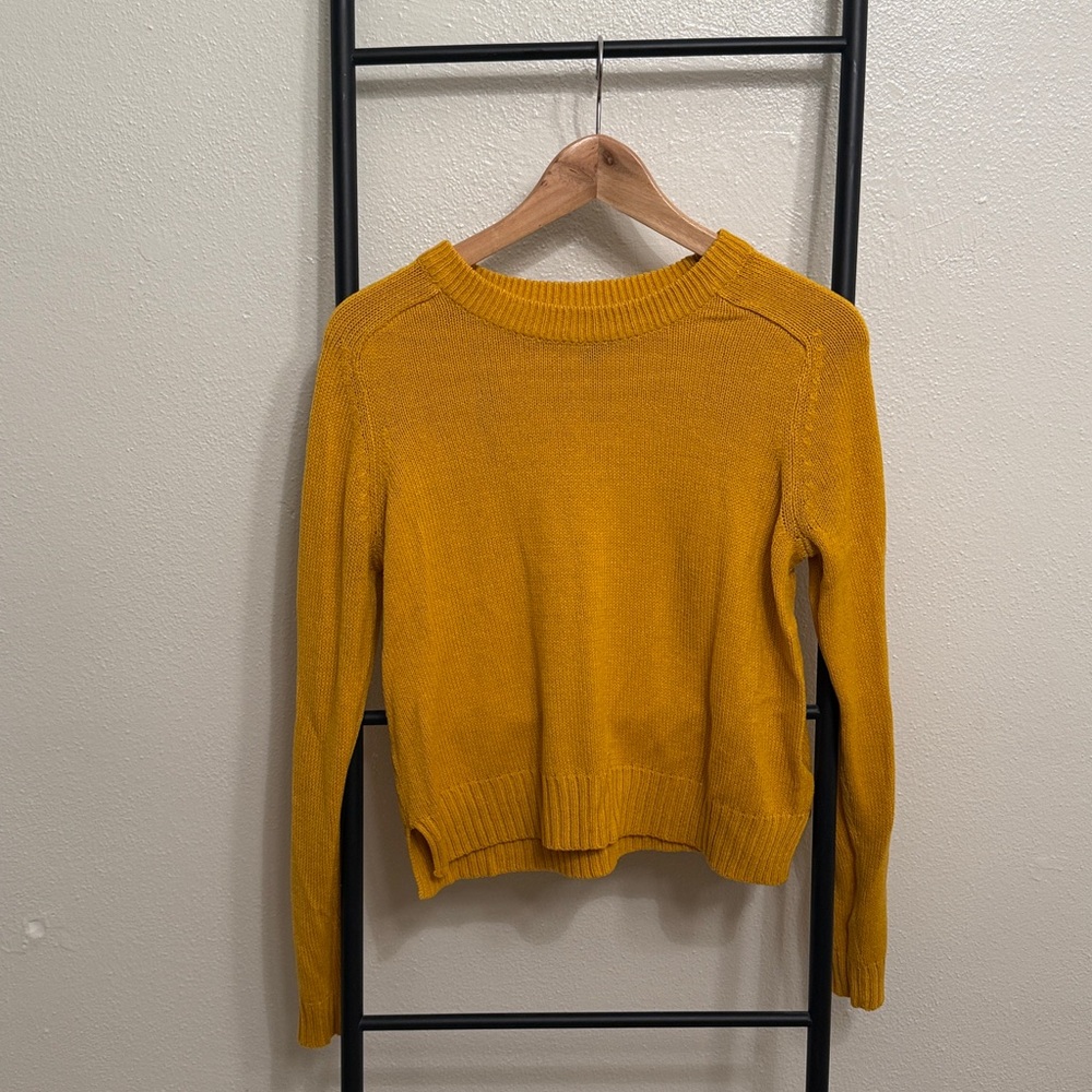 H&M Golden Yellow Knit Top